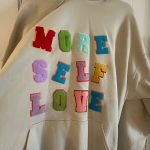 Colorful Lettered Women's Sweater
